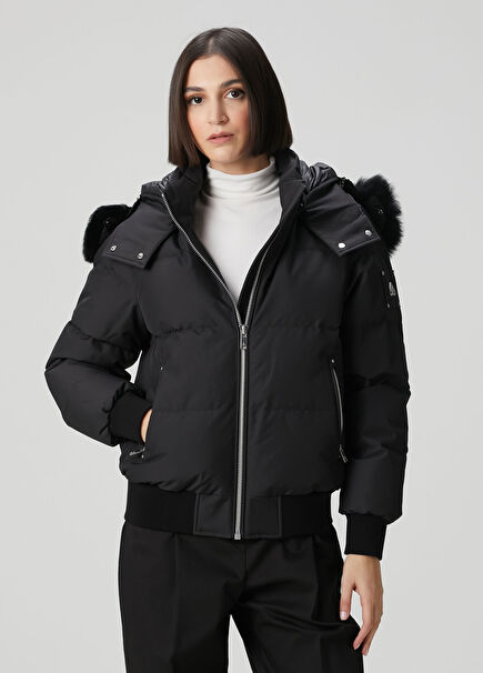 Cloud Siyah Kapitoneli Bomber Mont