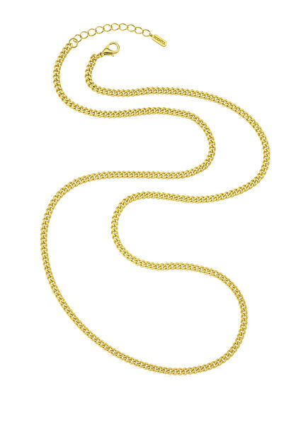 Alepo 24K Gold Micron Plated Chain Necklace