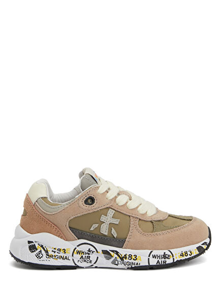 Robin Bej Unisex Çocuk Deri Sneaker
