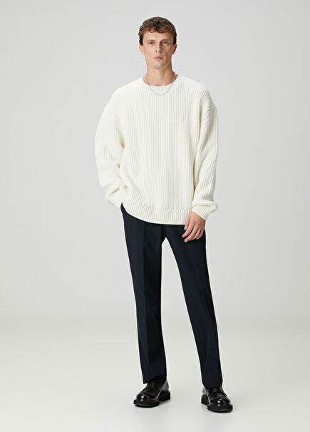 Tom Lacivert Pantolon