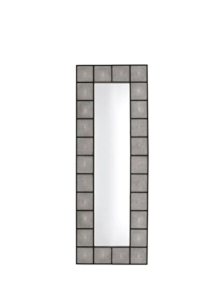 Shagreen Siyah Kaplama Ayna