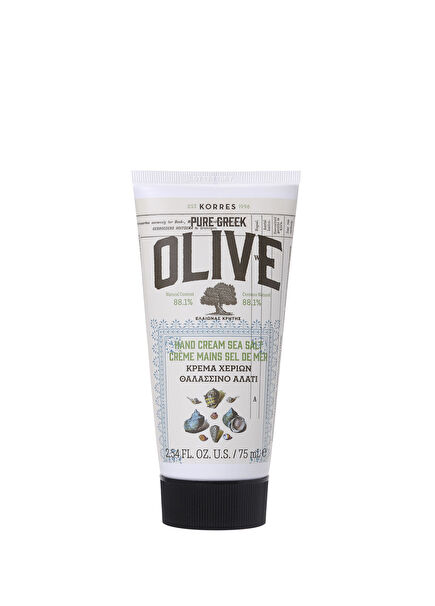 Pure Greek Olive Sea Salt Pure Olive Oil Hand Cream 75 ml
