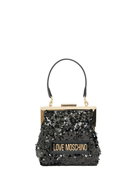 Bling Bling Siyah Payetli Kadın Abiye Çanta