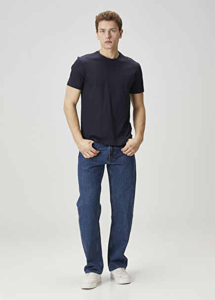 90's Straight Blue Jeans