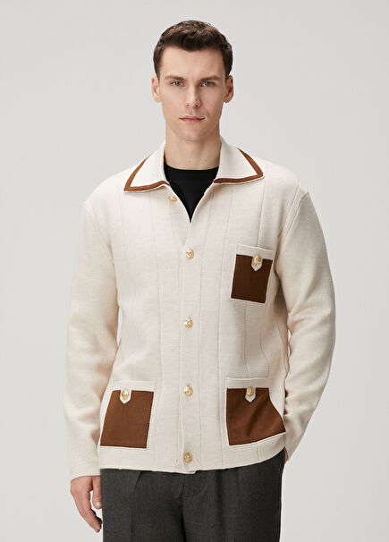 Naturel Merino Triko Hırka