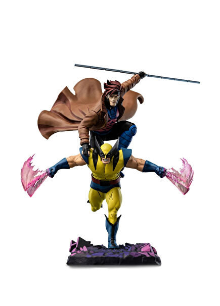 X-Men 97 Gambit and Wolverine 1/10 Art Scale Limited Edition Sculpture Figure