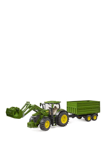 John Deere 7R 350 Kepçeli Traktör ve Römork