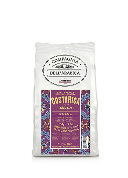 Kosta Rika Tarrazu Arabica Çekirdek Kahve 250 gr