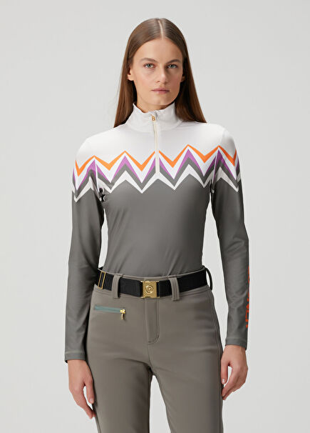 Beline Gray White Patterned Layer