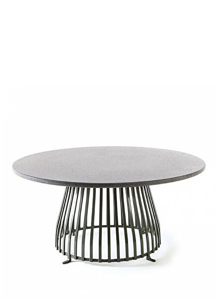 Venexia Mineral Grey Aluminum Coffee Table