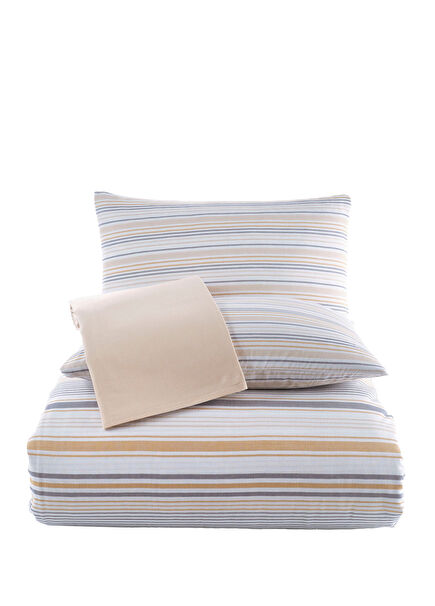 Edwina Patterned Colorful Cotton Double Duvet Cover Set