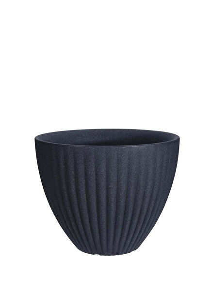 Lotus Antrasit Plastik Saksı 39 x 35 cm