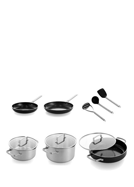 Chef's Collection Çelik 11 Parça Pişirme Seti