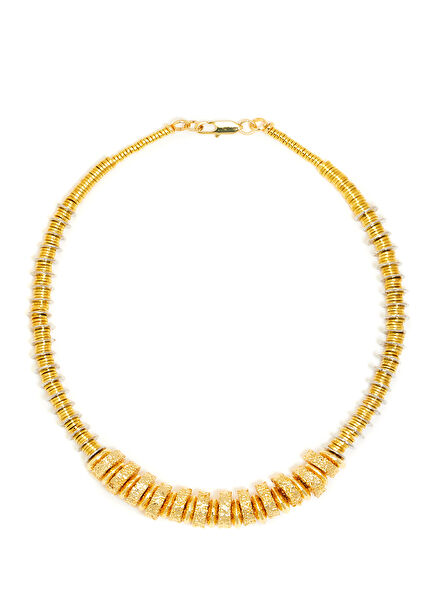 Gold Amorphous Piece Women's Necklace