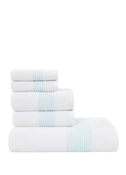 Aqua Turkuaz Pamuklu 5'li Havlu Seti