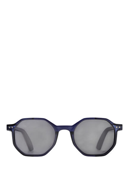 The Octagon Lacivert Unisex Güneş Gözlüğü