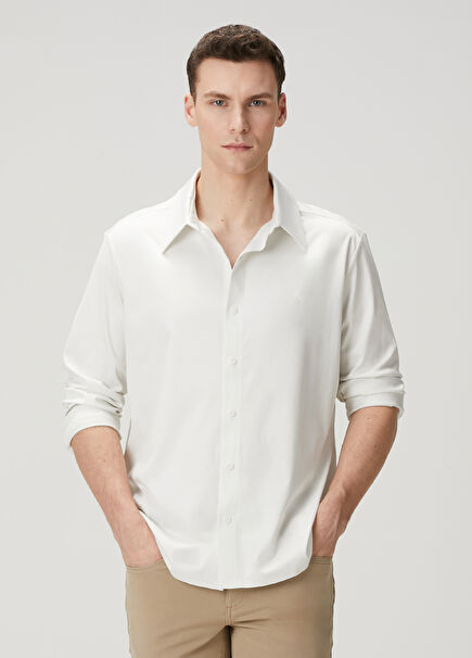 White Mercerized Shirt