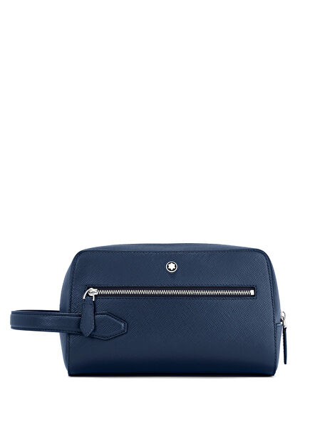 Sartorial Navy Blue Men's Leather Bag