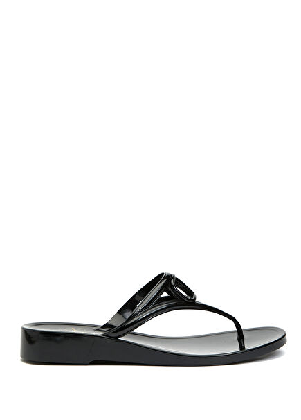 Siyah Kadın Plaj Terliği