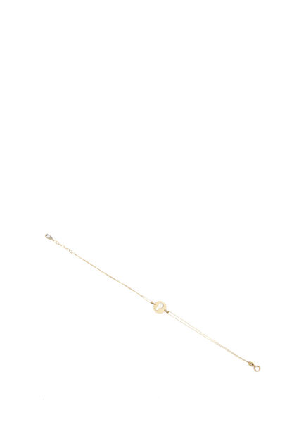 Letter P Women's Gold Bracelet