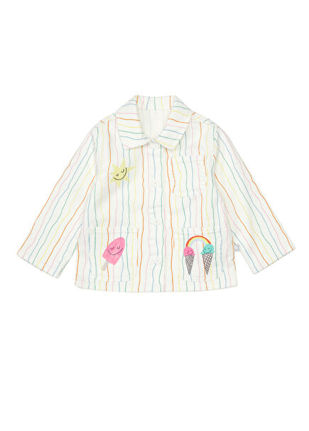 Multicolored Baby Girl Jacket