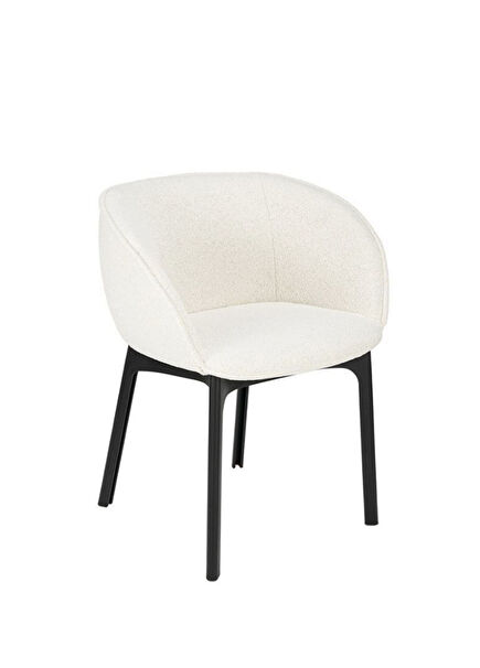 Charla Kollu Beyaz Sandalye