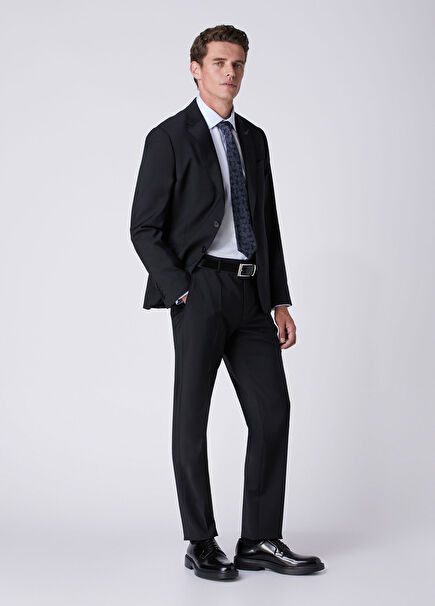 Black Wool Suit
