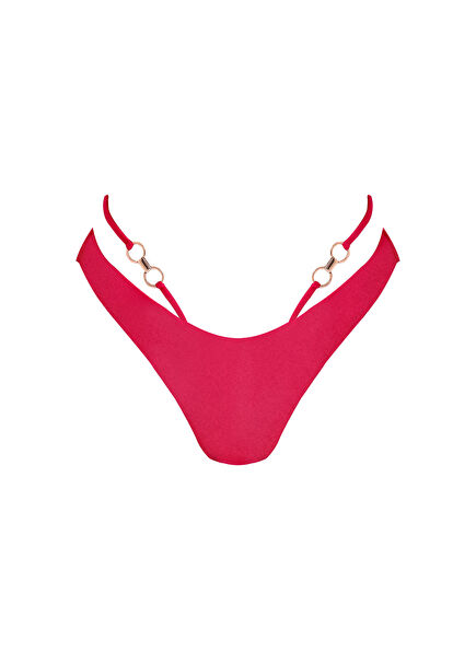 Siren Raspberry Fuşya Halka Detaylı Kadın Bikini Altı