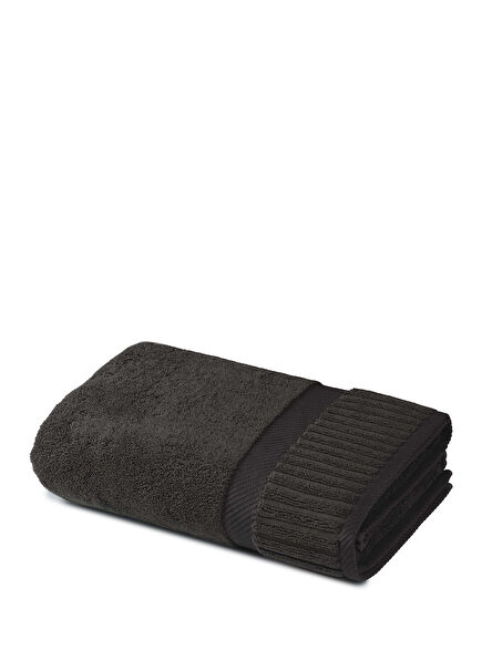 Ritim Dark Gray Cotton Bath Towel 75 x 140 cm