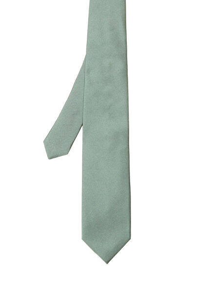 Green Silk Tie