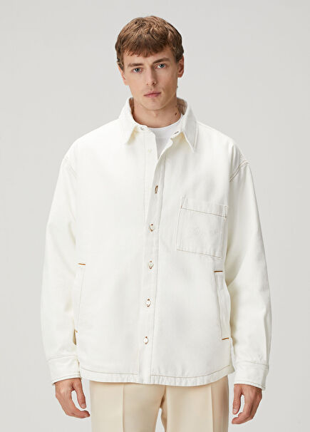 Boulanger Off-White Denim Shirt