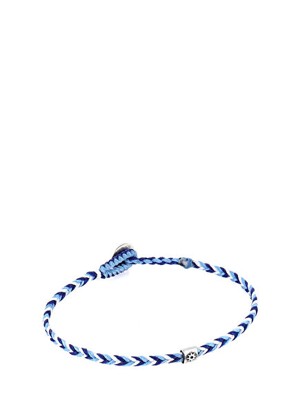 Life Herrinbone Men's Silver Bracelet