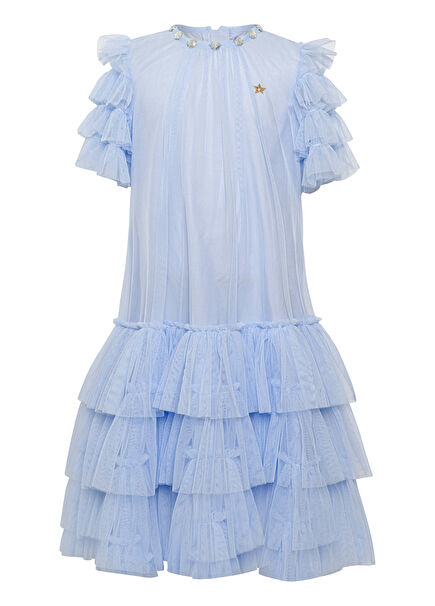 Elina Blue Girl Dress