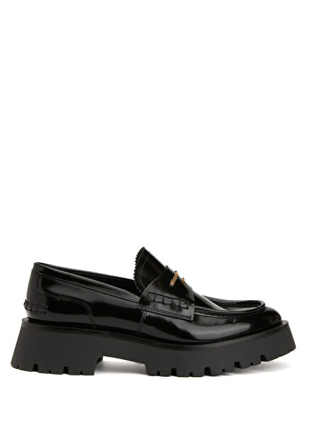 Carter Black Women's Leather Loafers