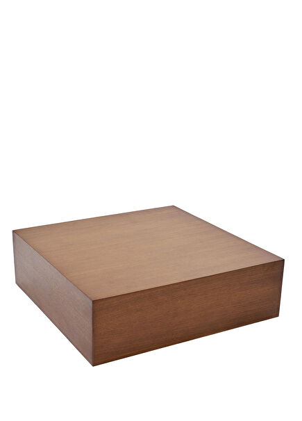 Space Brown Square Wooden Coffee Table