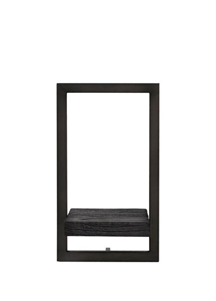 Siyah Ahşap Small Raf Tip E 