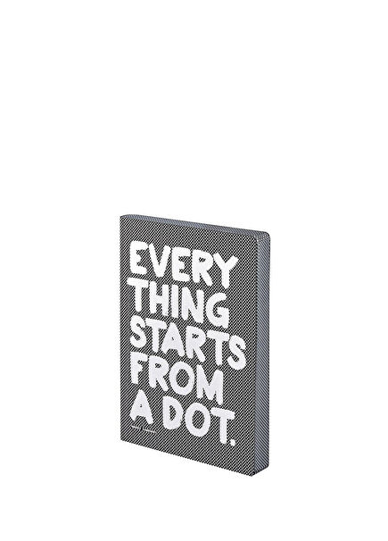 A5 Graphic Everything Starts From A Dot Dotted Notebook