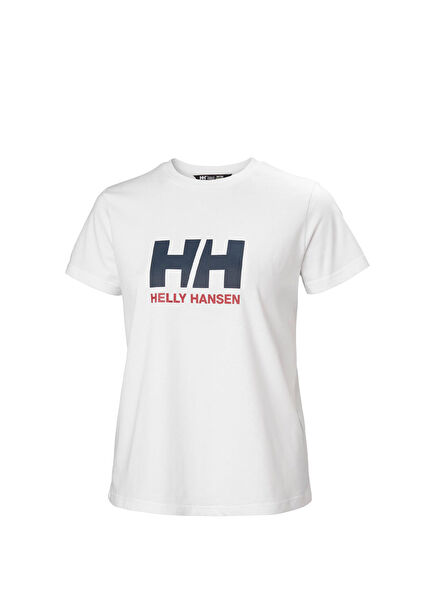 W HH Logo 3.0 White Kısa Kollu Kadın T-Shirt