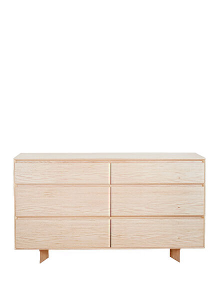 Beam Raw Solid Oak Dresser