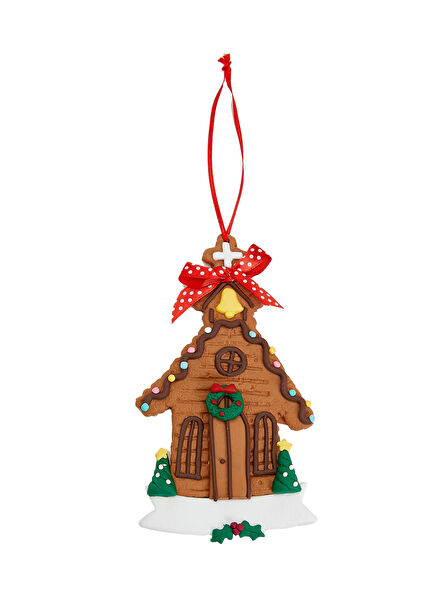 Gingerbread Home Form Christmas Ornament