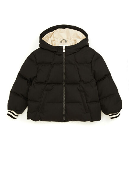 Down Black Boys' Coats