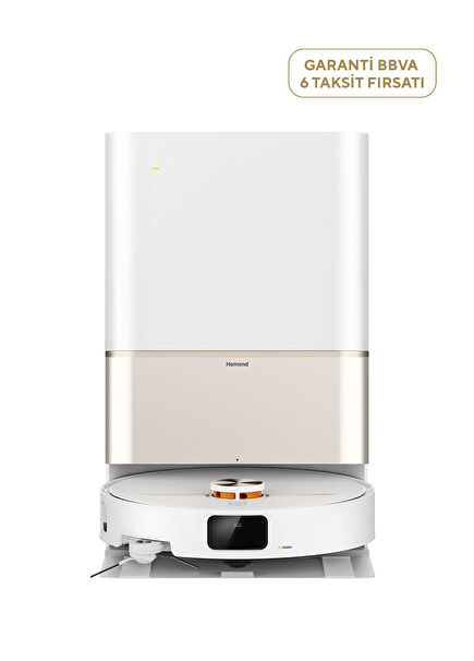 Alex UltiClean Beast 1293H 28000 Pa White Smart Robot Vacuum Cleaner