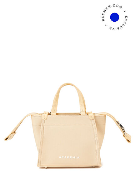 Small Açık Sarı Kadın Kanvas Çapraz Çanta