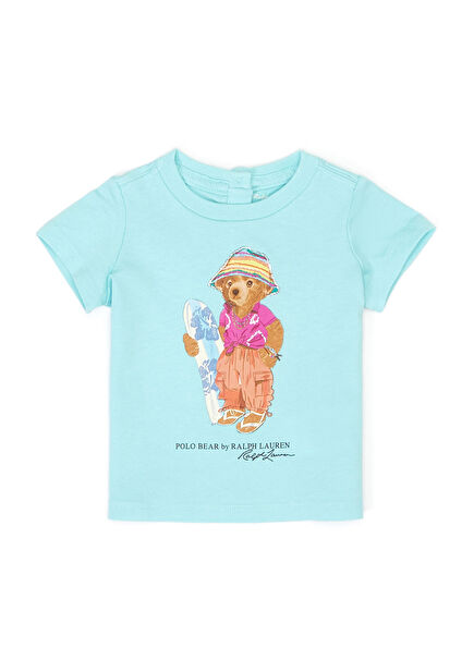 Mavi Kız Bebek T-shirt