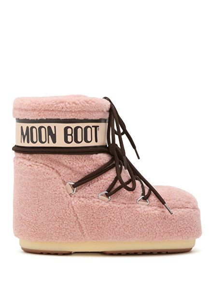 Icon Low Pembe Shearling Kız Çocuk Kar Botu