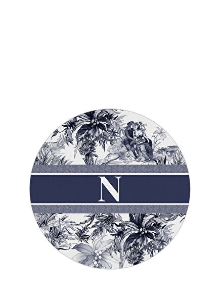 Alphabet Blue N Letter Placemat