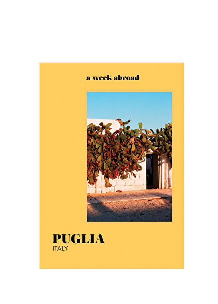A Week Abroad Puglia Kitap