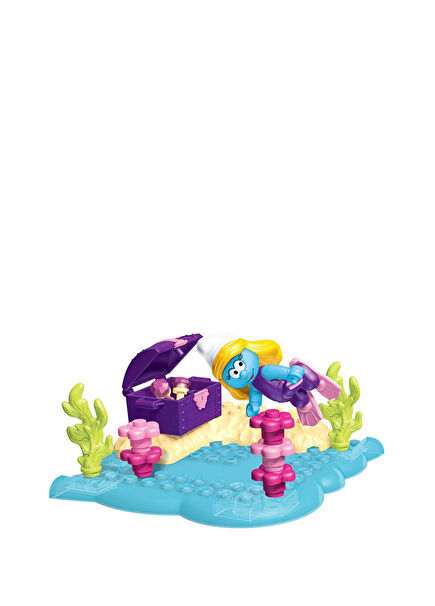 Şirinler Şnorkelle Yüzen Şirine 20 Parça 4+ Yaş Yapı Oyuncak Seti 10738
