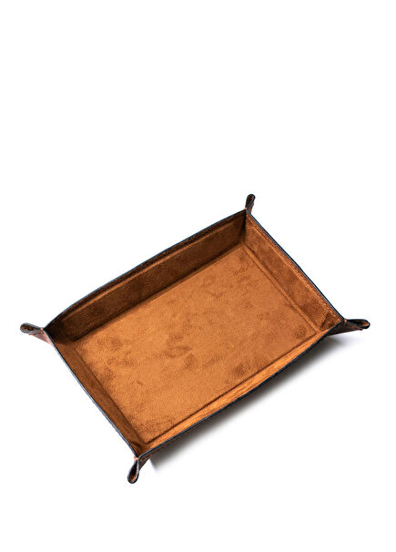 Tobacco Deri El Yapımı Lüks Tepsi