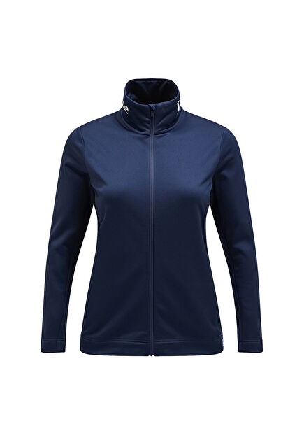 Lacivert Rider Tech Fleece Fermuarlı Kadın Polar